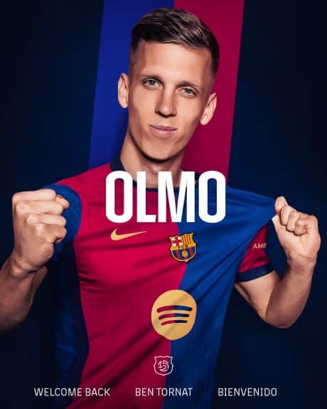 El Barça hace oficial el fichaje de Dani Olmo