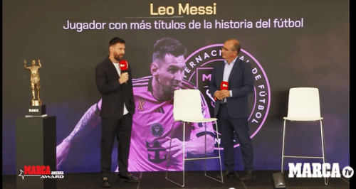 Leo Messi agradece a MARCA el reconocimiento como jugador con más títulos: "Pude cumplir todos mis sueños"