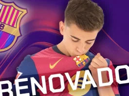 Gavi renueva con el Barça hasta el 2030