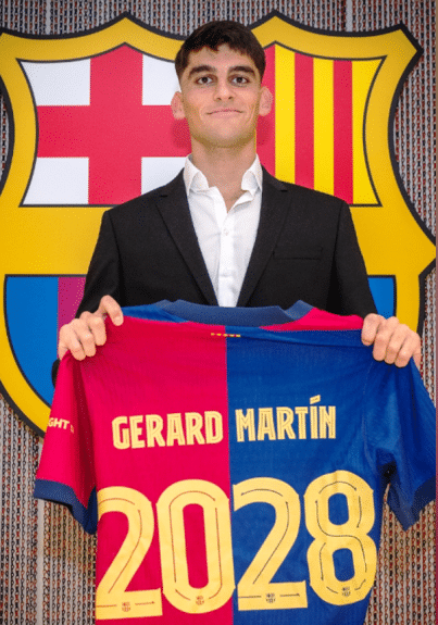 Gerard Martín renueva con el Barça hasta 2028